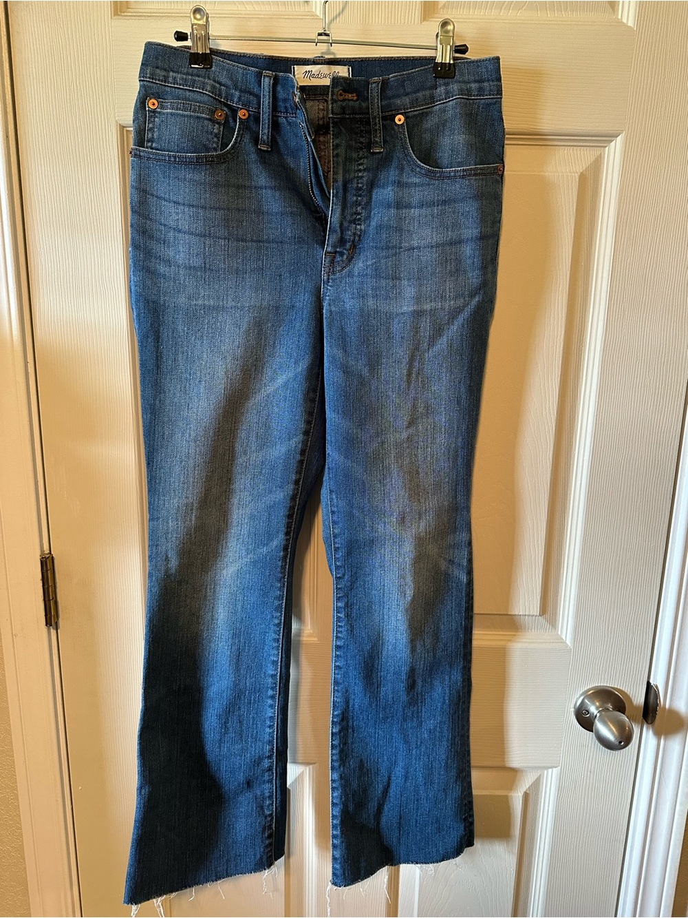 Madewell Blue Cali Demi Boot Jeans